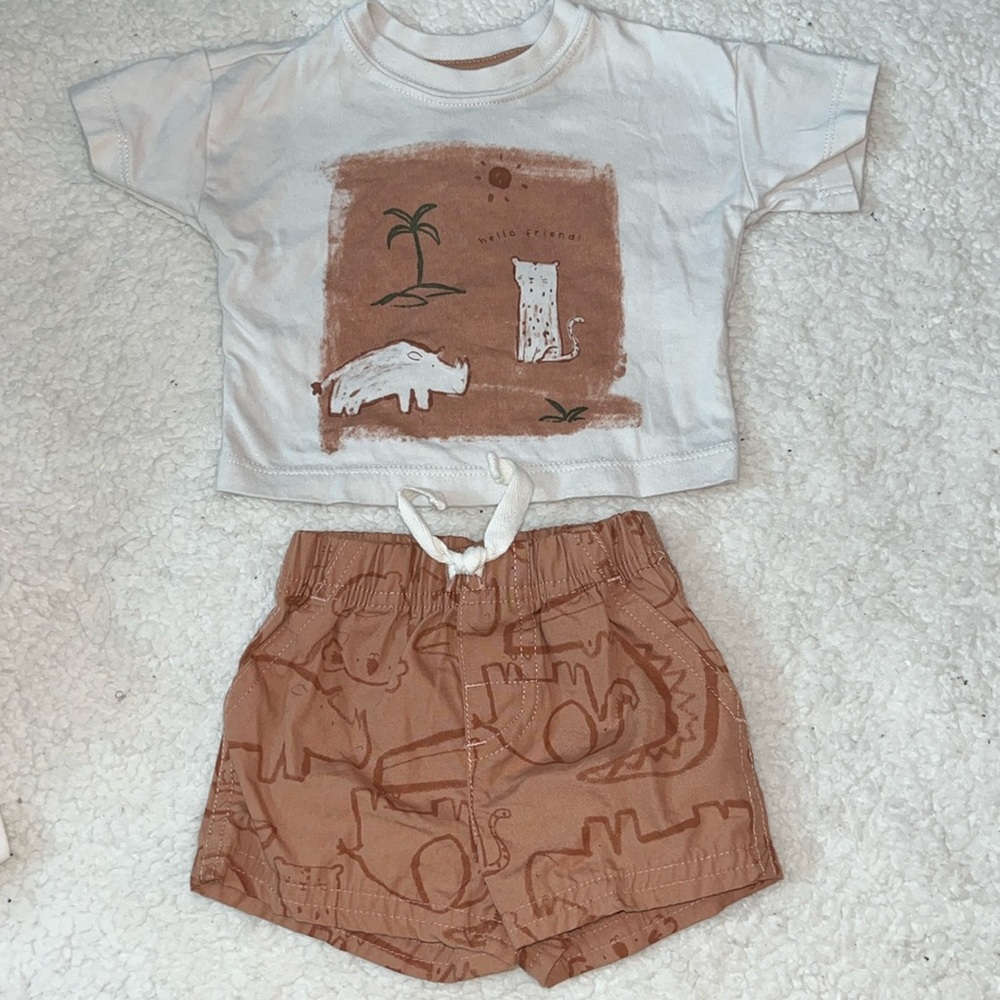 Newborn Carter’s summer outfit